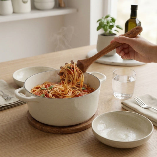 Acacia Wood Pasta Server