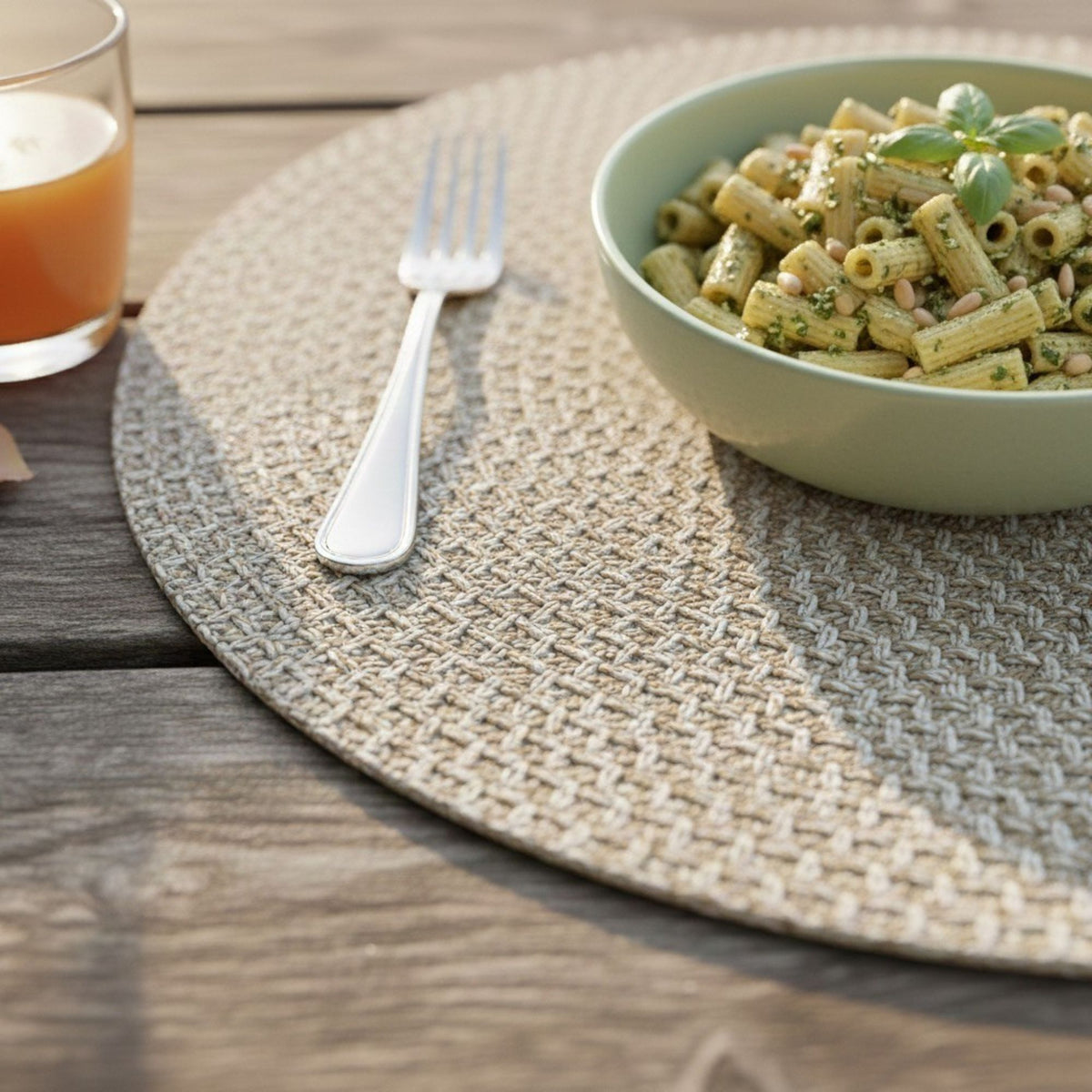 Round Woven Placemats (Set of 6)