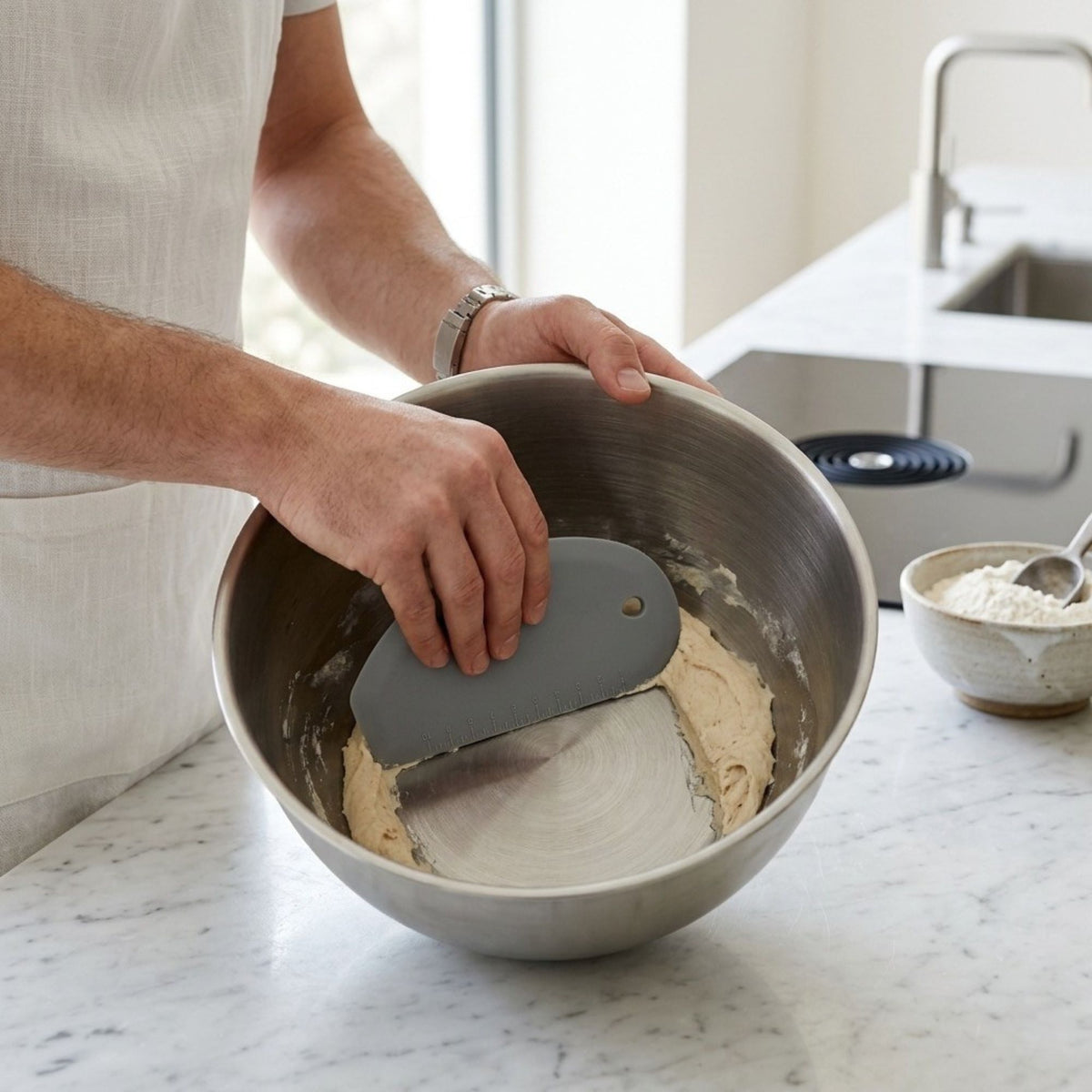 3-Piece Baking & Pastry Set (Dough Cutter, Bowl Scraper, Pastry Cutter)
