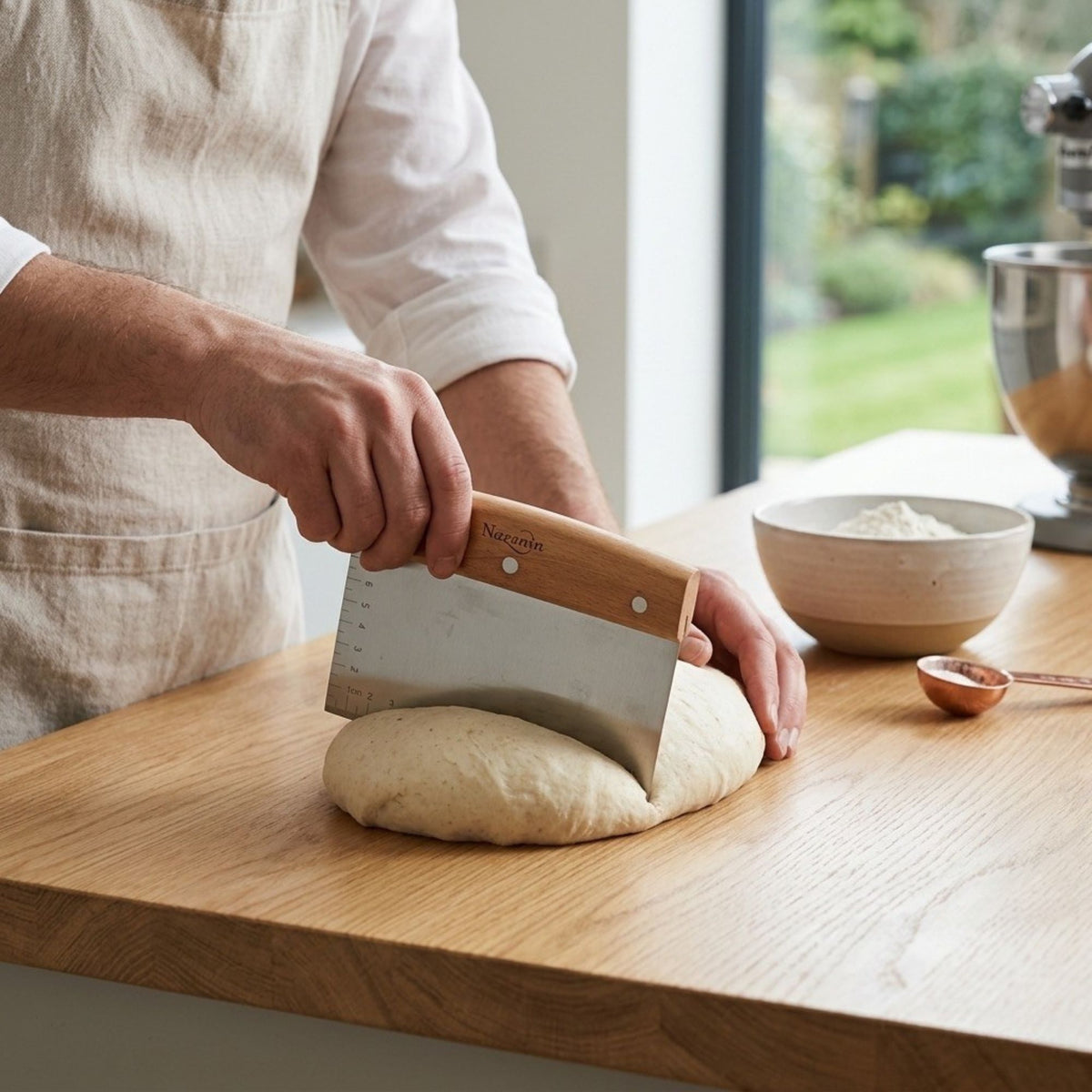 3-Piece Baking & Pastry Set (Dough Cutter, Bowl Scraper, Pastry Cutter)