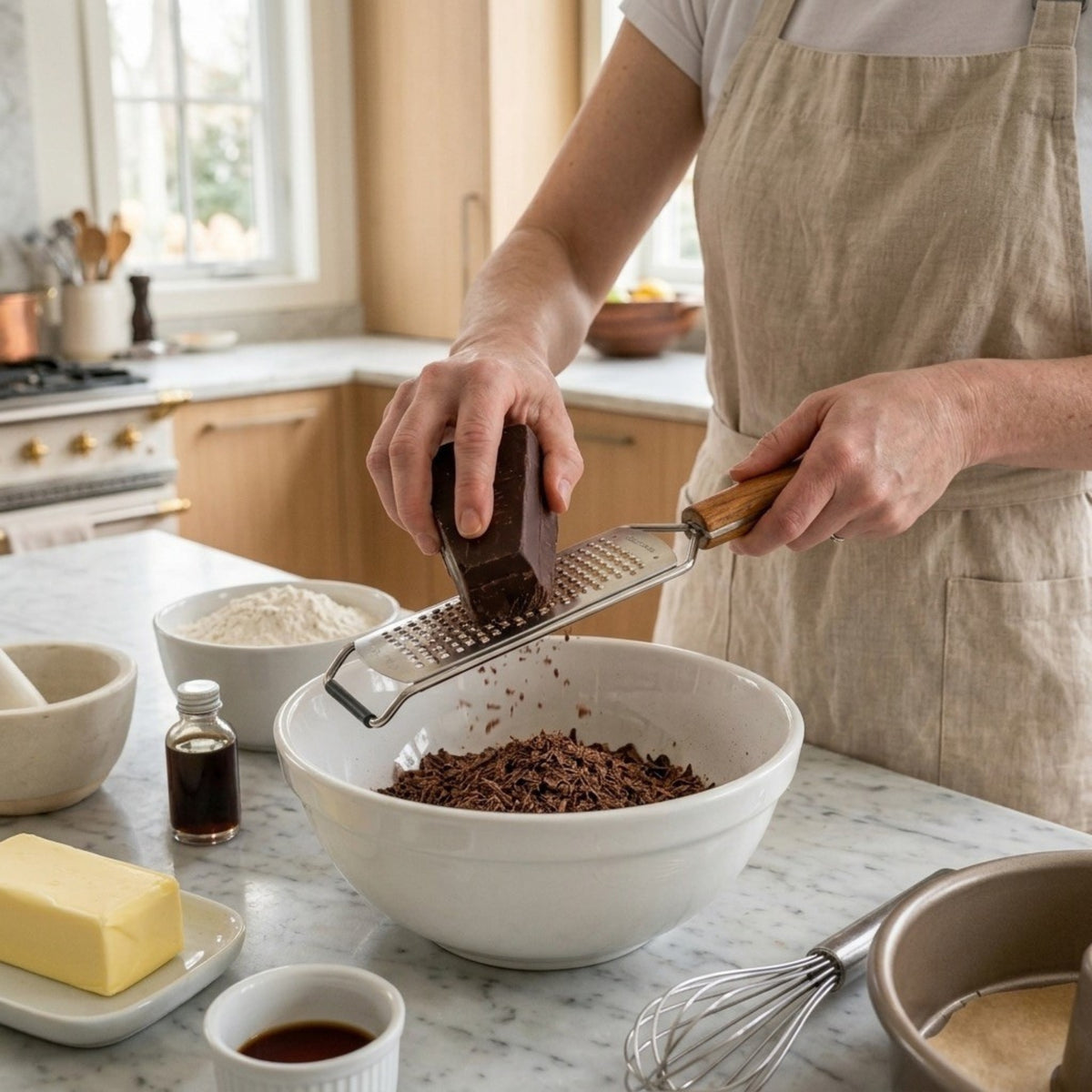 3-Piece Acacia Wood Grater & Zester Set