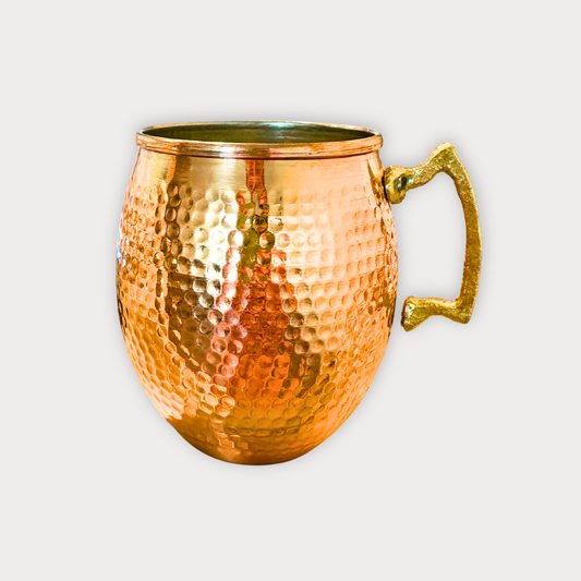 Hammered Copper Moscow Mule Mug (16 oz)