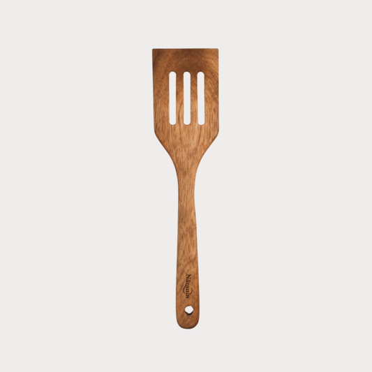 Acacia Wood Slotted Spatula