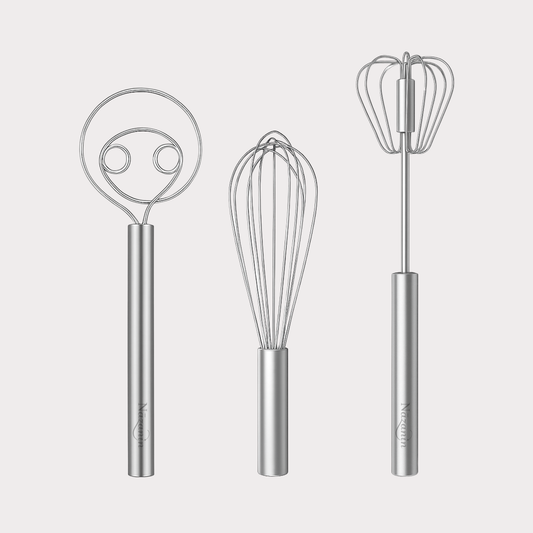 3-Piece Stainless Steel Whisk Set