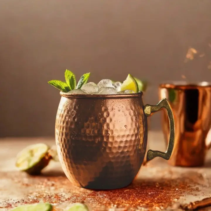 Hammered Copper Moscow Mule Mug (16 oz)