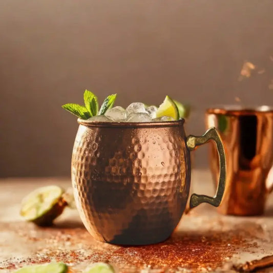 Hammered Copper Moscow Mule Mug (16 oz)