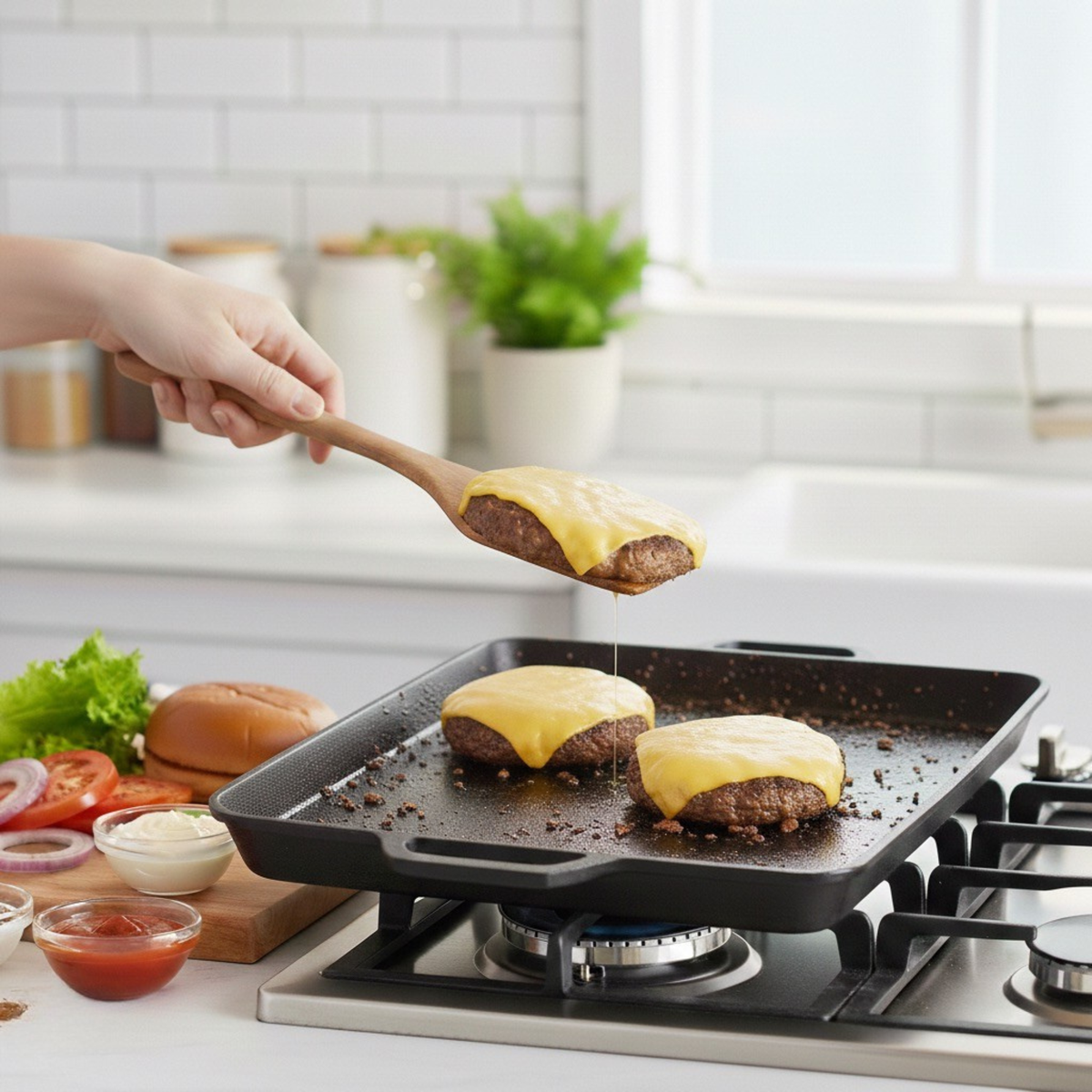 Acacia Wood Slotted Spatula