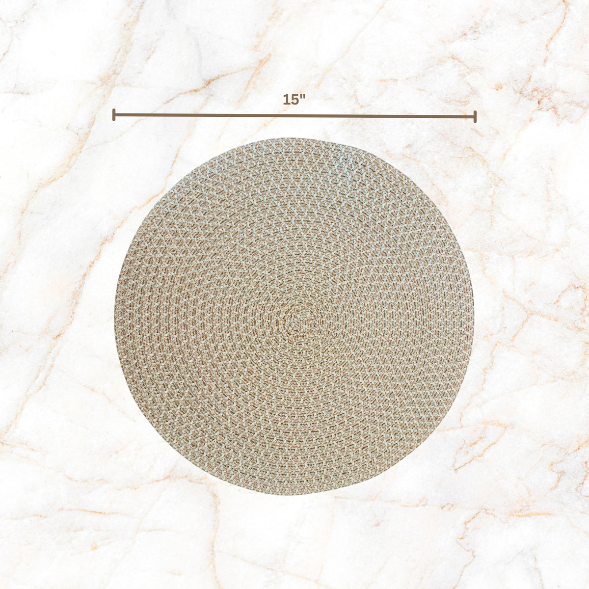 Round Woven Placemats (Set of 6)