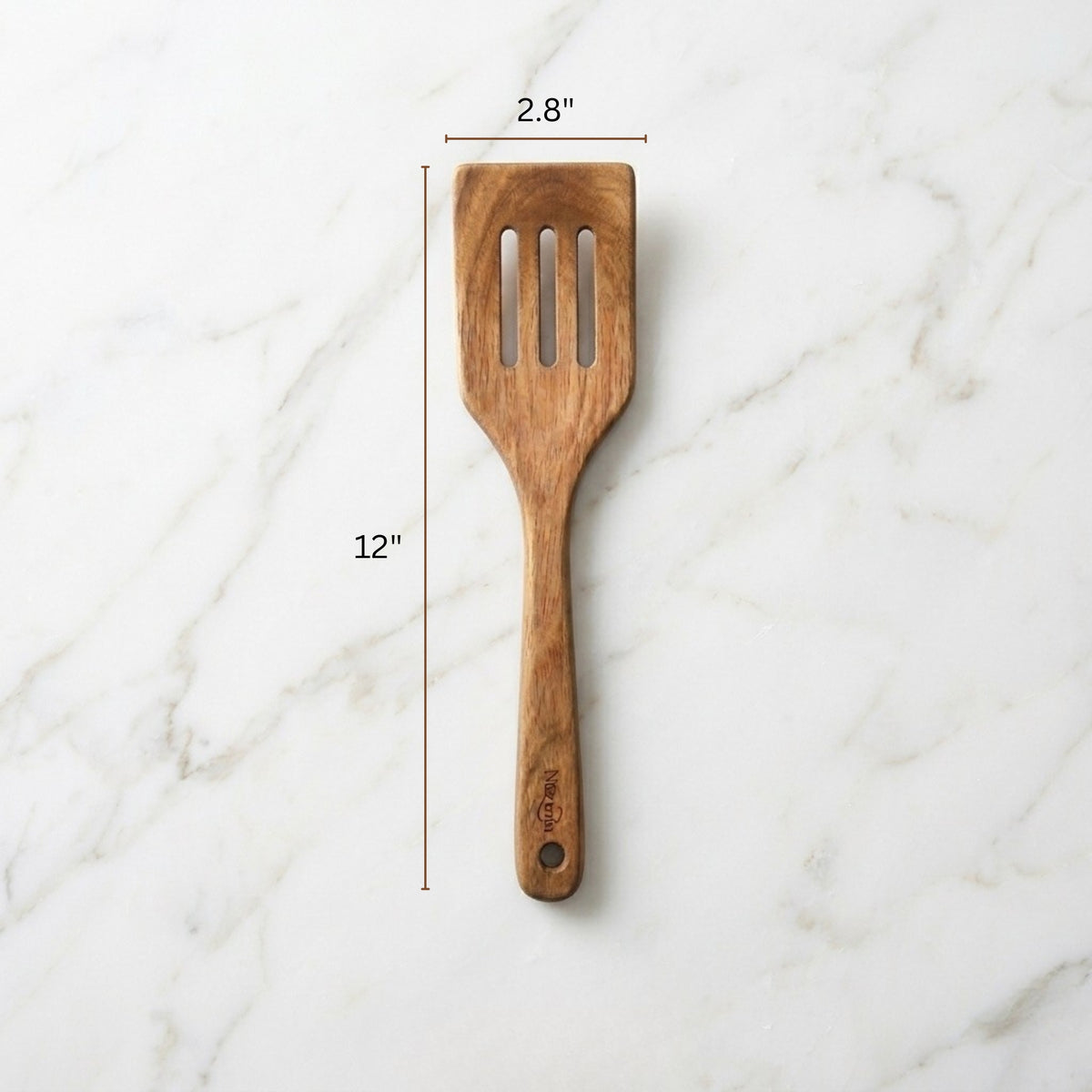 Acacia Wood Slotted Spatula