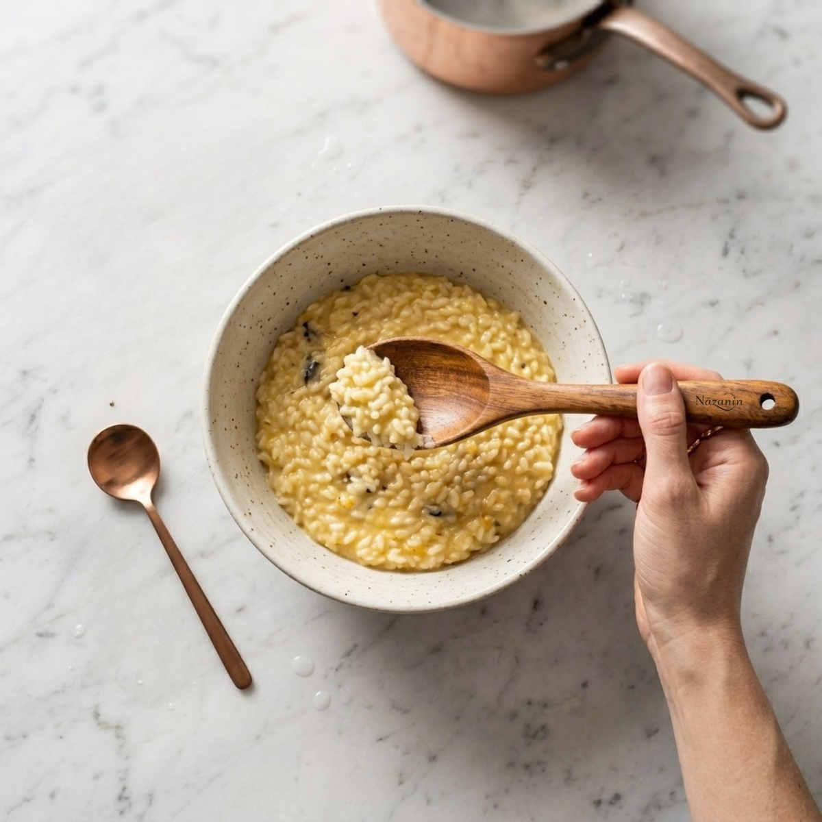 Acacia Wood Oval Cooking Spoon